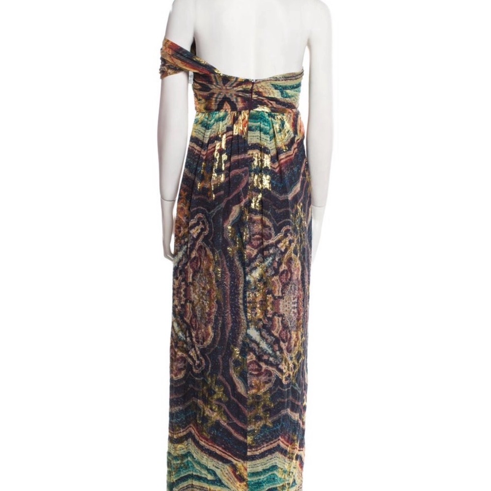 Nicole Miller Multicolor Off-Shoulder Maxi Dress - Picture 3 of 3